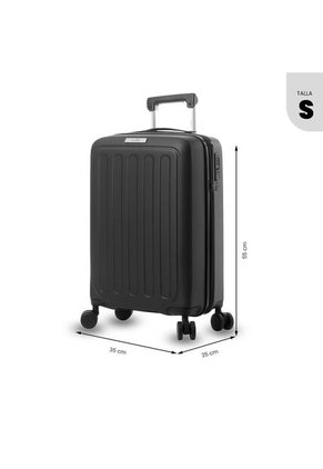 Maleta De Viaje Kaland S Cabina 10Kg Negra Unisex Totto