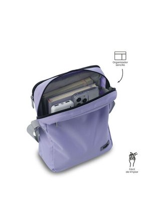 Bolso Cruzado Urbana Retro Morado Totto