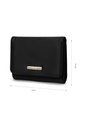 Billetera Mujer Bel 2.0 Mediana Con RFID Blocker Negra de Totto