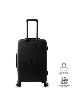 Maleta De Viaje Mediana 360 Bazy+ 2.0 Negra