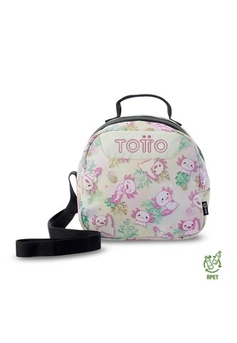 Lonchera Térmica Para Mujer Borrador Mediano Blanca Totto