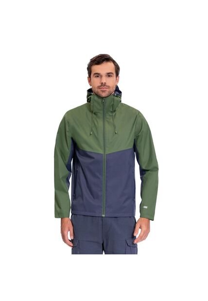 Chaqueta Impermeable Para Hombre Seal Azul