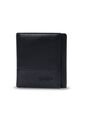 Billetera Para Hombre Saffiano Aqi Con RFID Blocker Negra de Totto