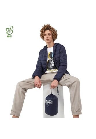 Chaqueta Para Hombre Azul Colorout Totto