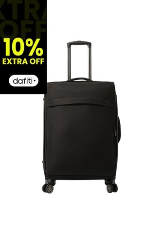 Maleta De 23 Kg 360 Canvas Mediana Negra Totto