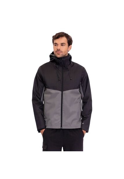 Chaqueta Impermeable Para Hombre Seal Negra