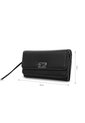 Billetera Mujer Smooth Grande Con RFID Blocker Negra de Totto