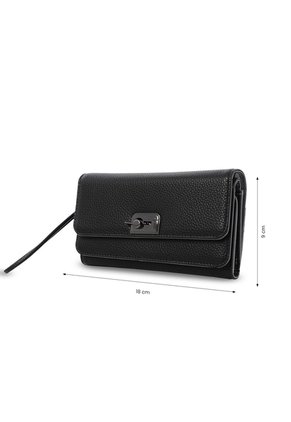 Billetera Mujer Smooth Grande Con RFID Blocker Negra