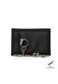 Billetera Contrast Chain Con RFID Blocker Negra de Totto