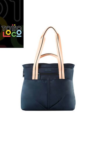 Bolso Shopping Para Mujer Cresa Azul Totto