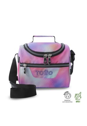Lonchera Térmica Para Mujer Pizarra Glitter Mediano Rosada