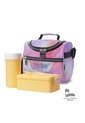 Lonchera Térmica Para Mujer Pizarra Glitter Mediano Rosada de Totto