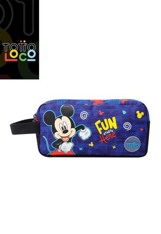Cartuchera Escolar Mickey  Azul Totto
