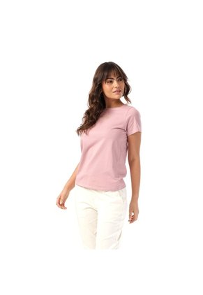Camiseta Estampada Para Mujer Prime Manga Corta Morada