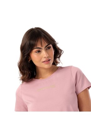 Camiseta Estampada Para Mujer Prime Manga Corta Morada