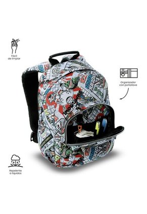 Morral Juvenil Tempera Pequeño Gris