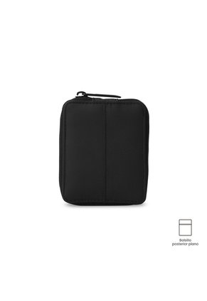 Billetera Hombre Wood Mediana Con RFID Blocker Negra