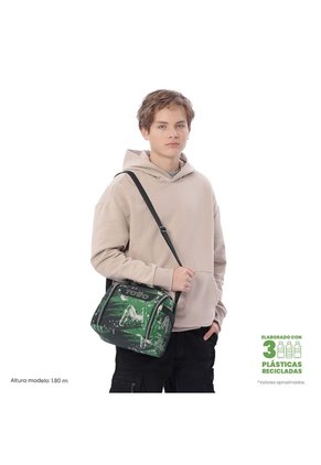 Lonchera Térmica Para Hombre Resaltador Grande Verde