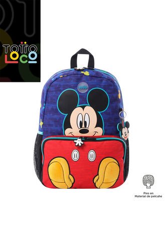Morral Para Niño Mickey Mediano Azul Totto
