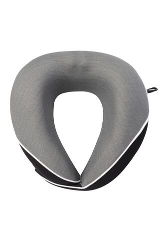 Almohada De Viaje Memory Foam Plane Negra Totto