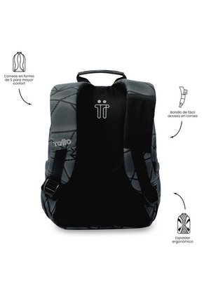 Morral Juvenil Tempera Pequeño Gris