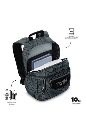 Morral Juvenil Tempera Pequeño Gris