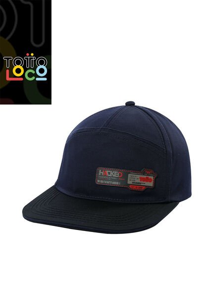 Gorra Plana Cadiz Color Azul/Negra