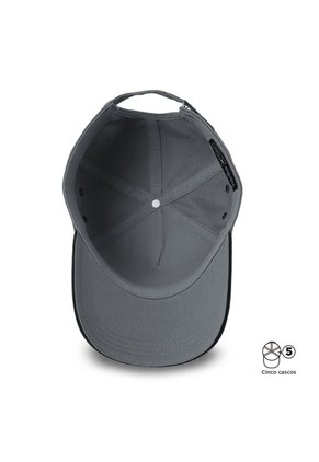Gorra Beisbolera Iconic Color Gris/Negra/