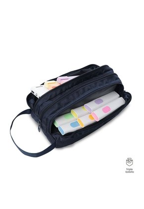 Cartuchera Multiuso Trik 5 Grande Azul