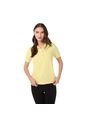 Camisa Polo Chechi Para Mujer Amarilla de Totto