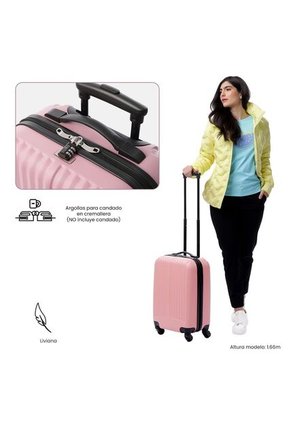 Maleta De Cabina 360 Rocka By Totto De 10 Kilos Rosada