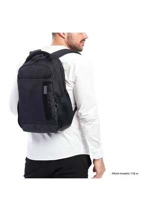 Morral Unisex Deleg Negro Porta PC/Tablet