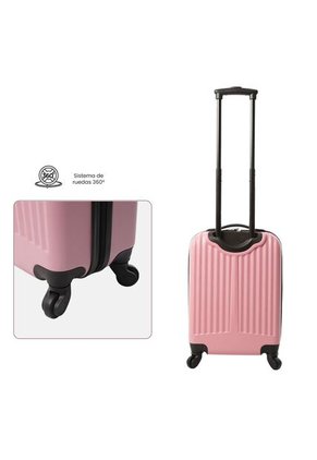 Maleta De Cabina 360 Rocka By Totto De 10 Kilos Rosada