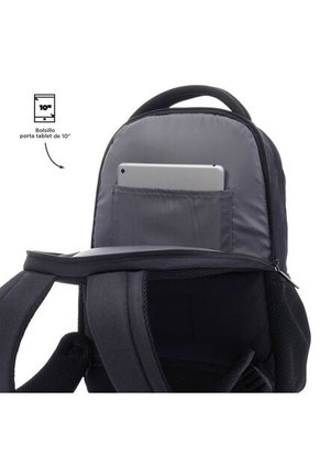 Morral Unisex Deleg Negro Porta PC/Tablet