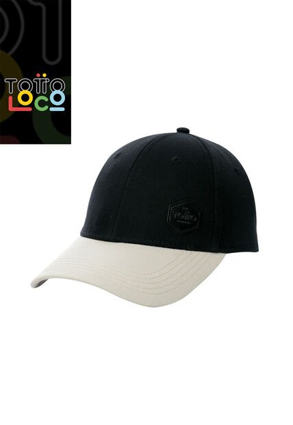 Gorra Beisbolera Melky Con Filtro UV Negra/Gris