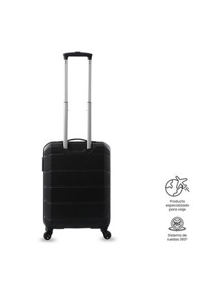 Maleta De Cabina 360 Rayatta 10 Kilos Negra