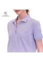 Camisa Polo Para Mujer Chechi Morada de Totto