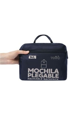 Morral Plegable Ligero Xingu Mediano Azul