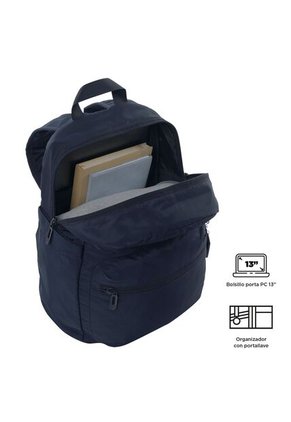 Morral Plegable Ligero Xingu Mediano Azul