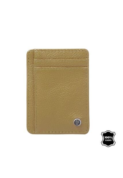 Portadocumentos De Cuero Nabuc Amarilla