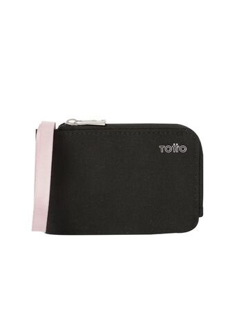 Monedero Para Mujer Pequeño Monedero Niza Negro Totto