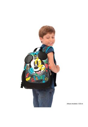 Morral Para Niño Mickey Mediano Gris