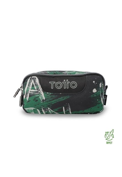 Cartuchera Escolar Pequeña Para Hombre Sobre Verde