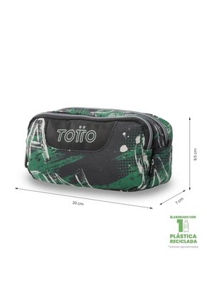 Cartuchera Escolar Pequeña Para Hombre Sobre Verde