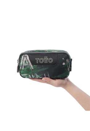Cartuchera Escolar Pequeña Para Hombre Sobre Verde