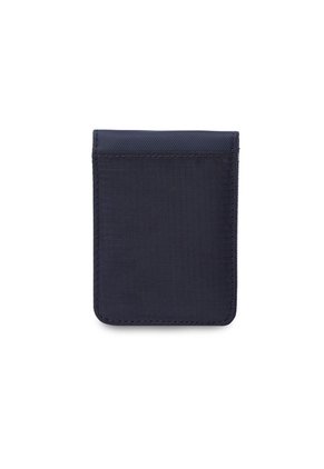 Billetera Hombre Wood Pequeña Con RFID Blocker Azul