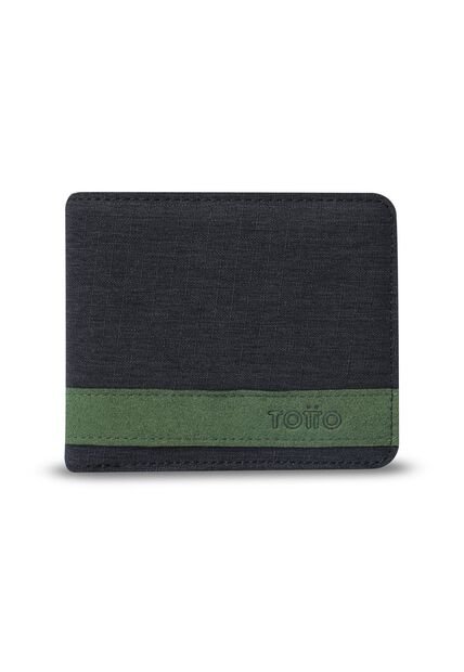 Billetera Para Hombre Lad Con RFID Blocker Negra