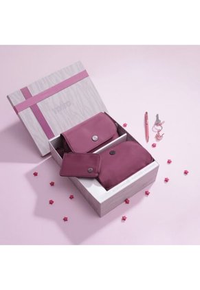 Kit De Regalo Canguro+Cartuchera+Monedero Corneana 1 Rosado Rose