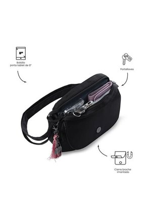 Kit De Regalo Corneana Bolso Para Mujer + Multiuso + Monedero Negro