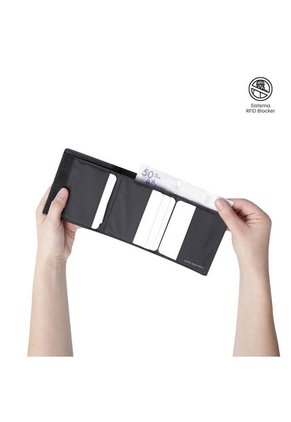 Billetera Para Hombre Sayle Con RFID Blocker Negra